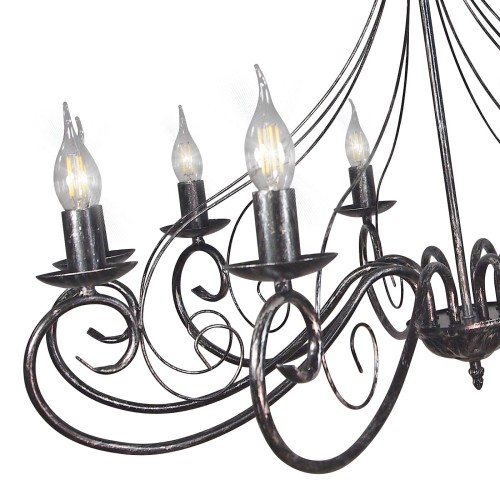 Люстра большая подвесная 8 ламп S1267-8