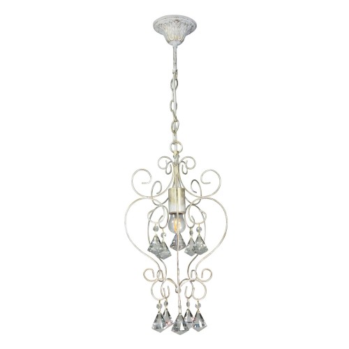 Люстра на кухню с хрустальными подвесками S1229-1