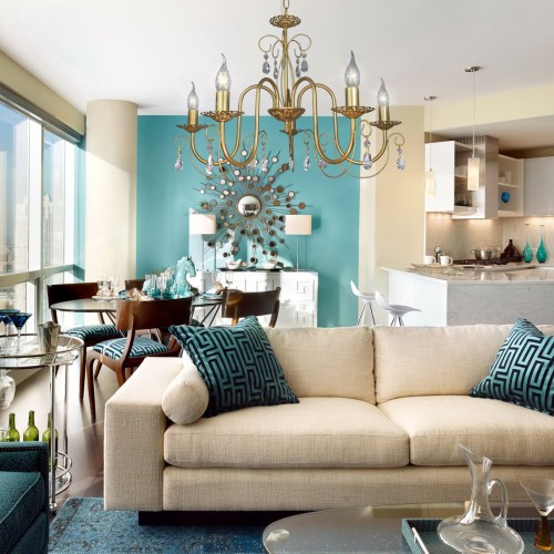 Люстра с хрусталем подвесная 5 ламп S1255-5