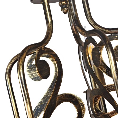 Люстра подвесная 5 ламп хрусталь Аврора S1263-5