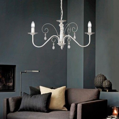 Люстра с хрусталем подвесная 3 лампы S1018-3