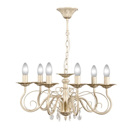 Люстра с хрусталем подвесная 6 ламп S1020-6