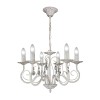 Люстра с хрусталем подвесная 6 плафонов S8005-6