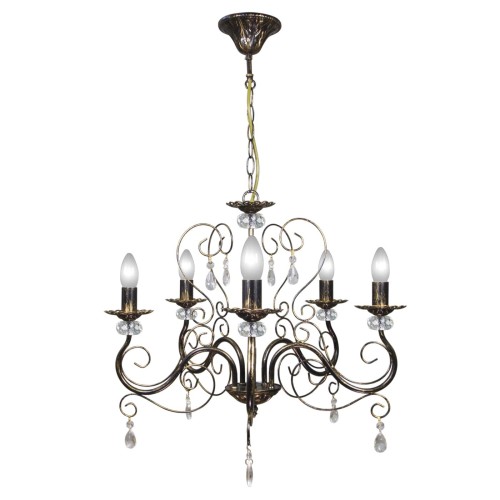 Люстра подвесная с хрусталем 5 ламп S8062-5